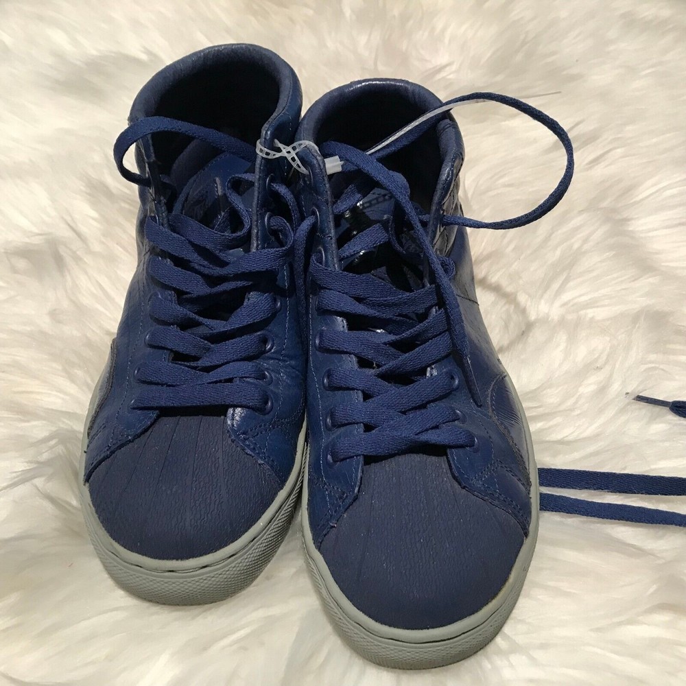 Alife Sneakers Shell Toe Warrior Reptile Royal Blue WOMENS Size 6.5 EU37